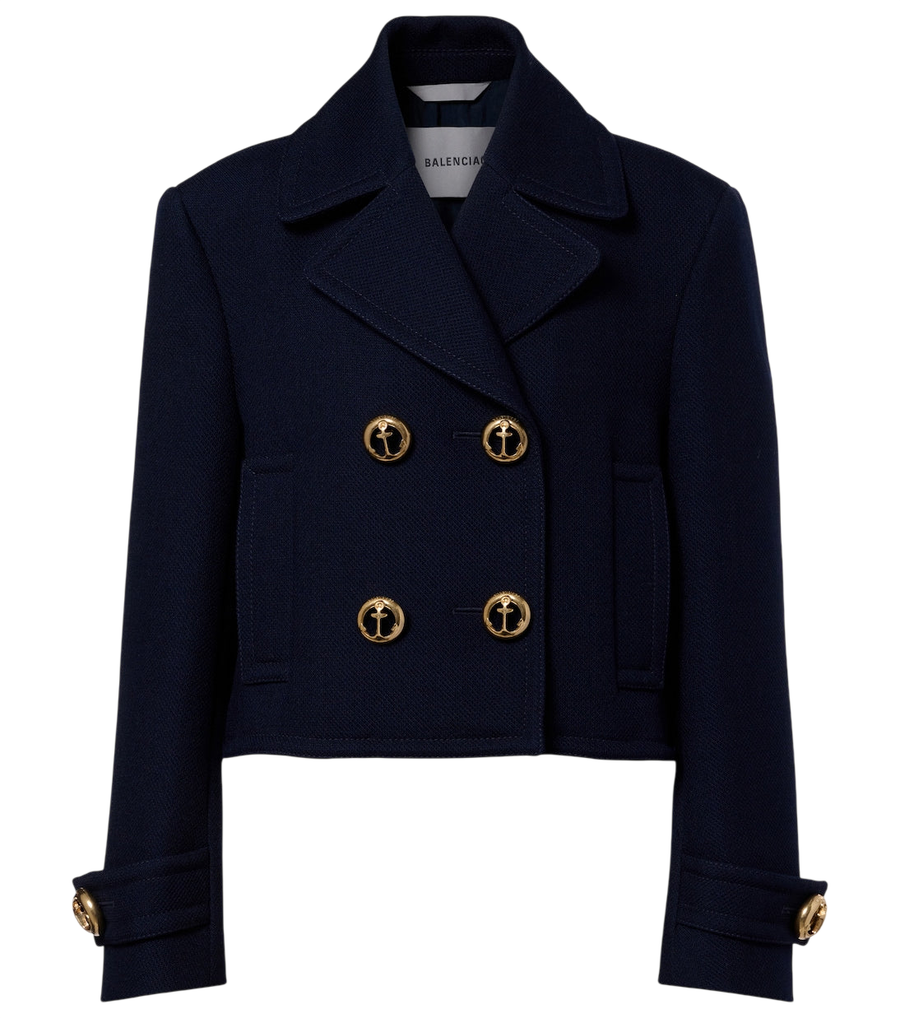 Balenciaga Double-breasted wool jacket