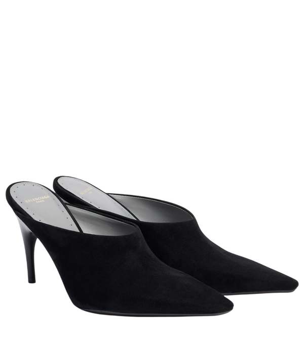 Balenciaga Duchesse suede mules
