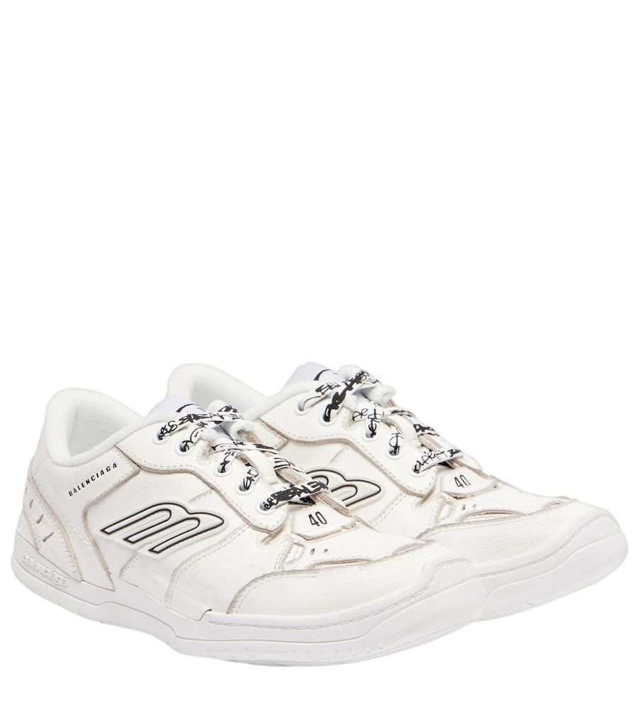 Balenciaga Hamptons 3B Sports Icon leather sneakers