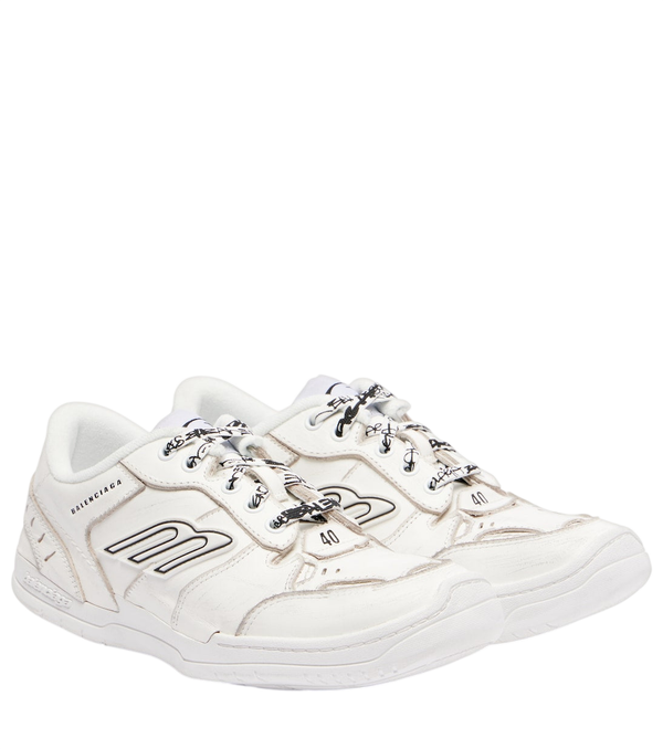 Balenciaga Hamptons 3B Sports Icon leather sneakers