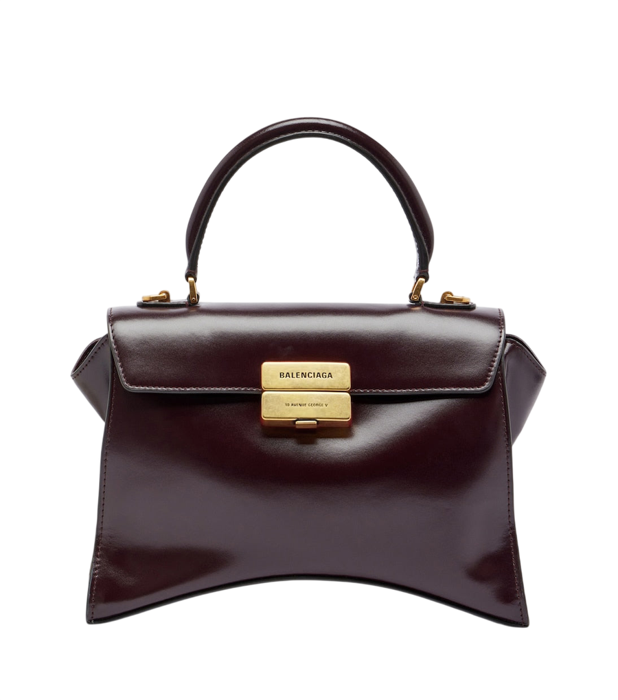 Sac à main Hourglass Avenue Small en cuir de Balenciaga