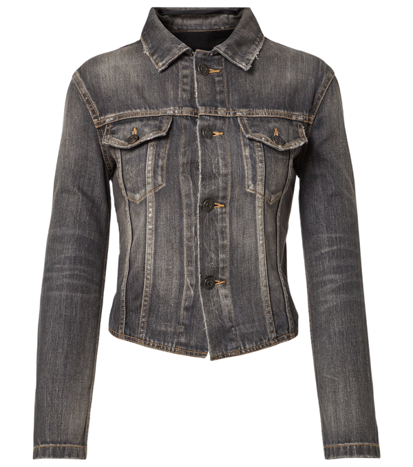 Balenciaga Lace-up denim jacket