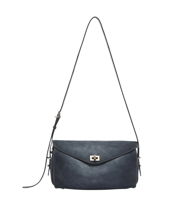 Balenciaga Le 7 Medium suede shoulder bag