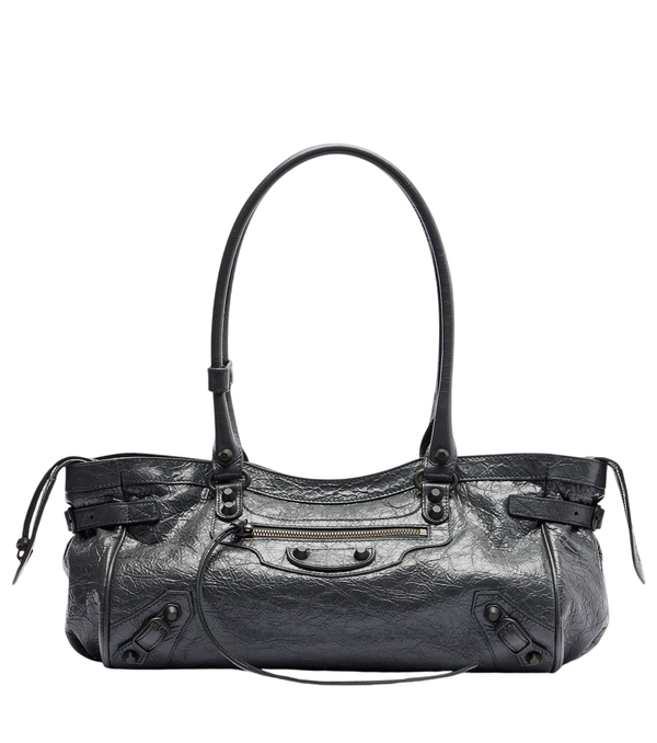 Balenciaga Le City East-West leather shoulder bag