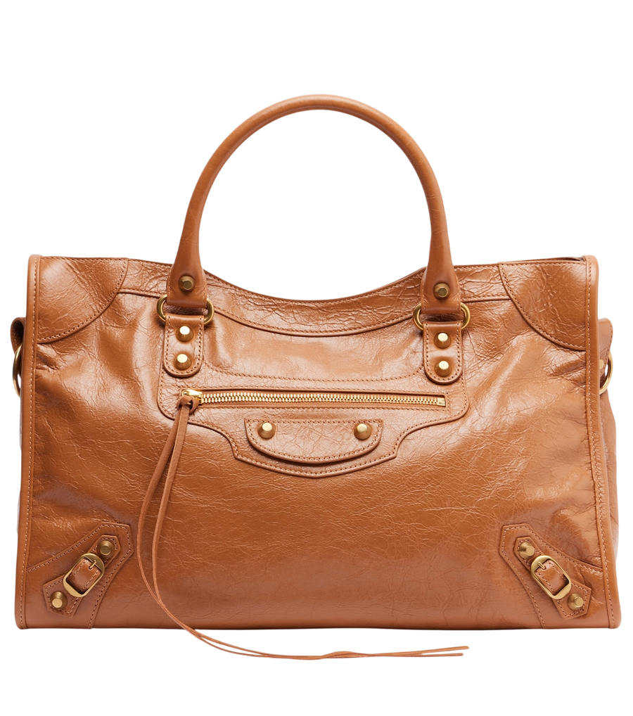 Balenciaga Le City Medium leather top-handle bag