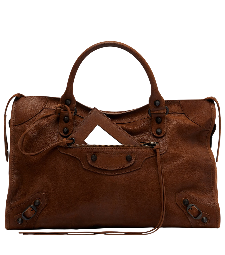 Balenciaga Le City Medium leather top-handle bag