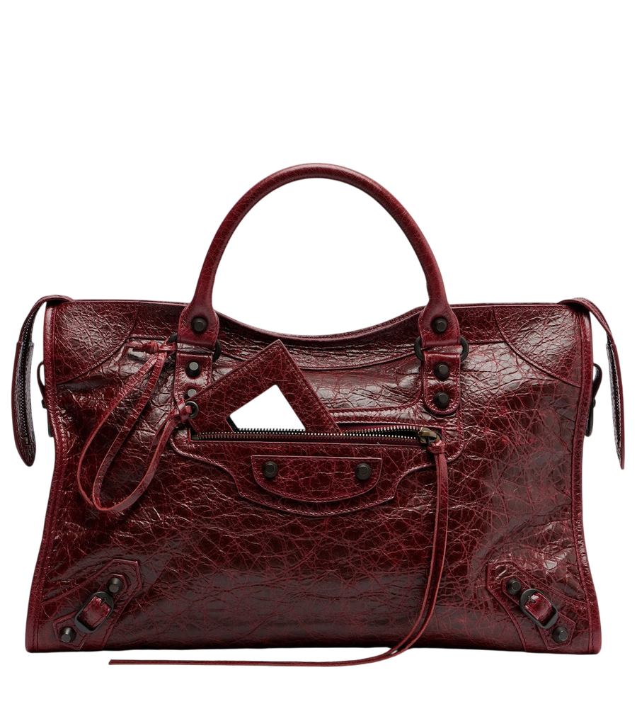 Balenciaga Le City Medium leather top-handle bag