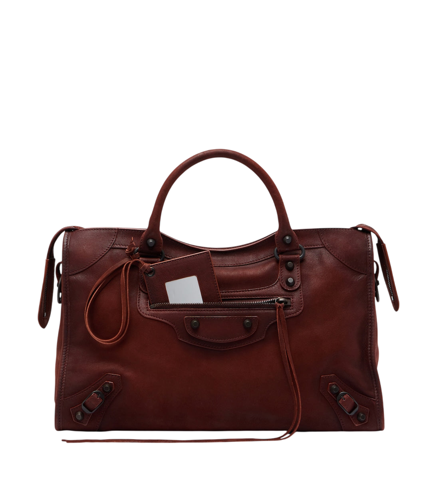 Bolso de mano mediano Le City de piel de Balenciaga