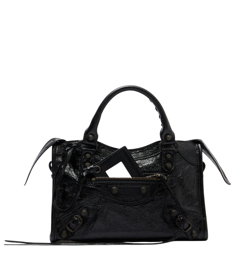 Balenciaga Le City Mini leather top-handle bag