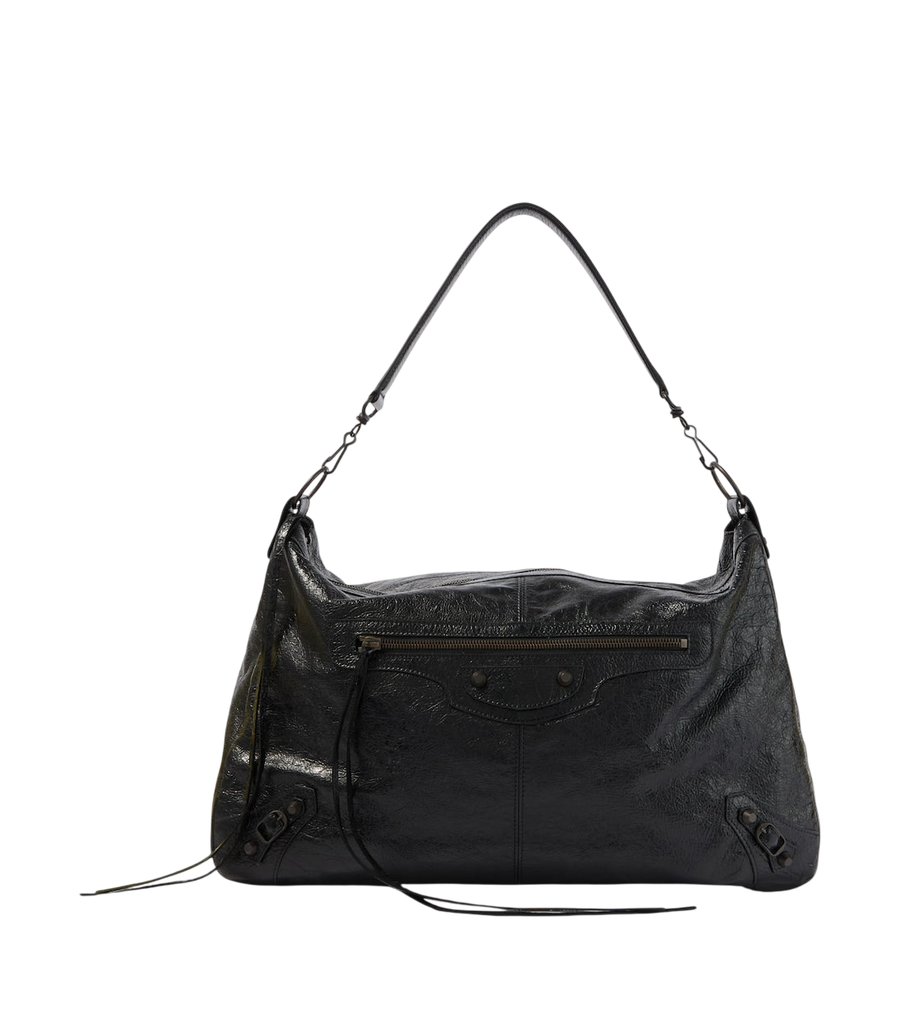 Balenciaga Le City Moto leather shoulder bag