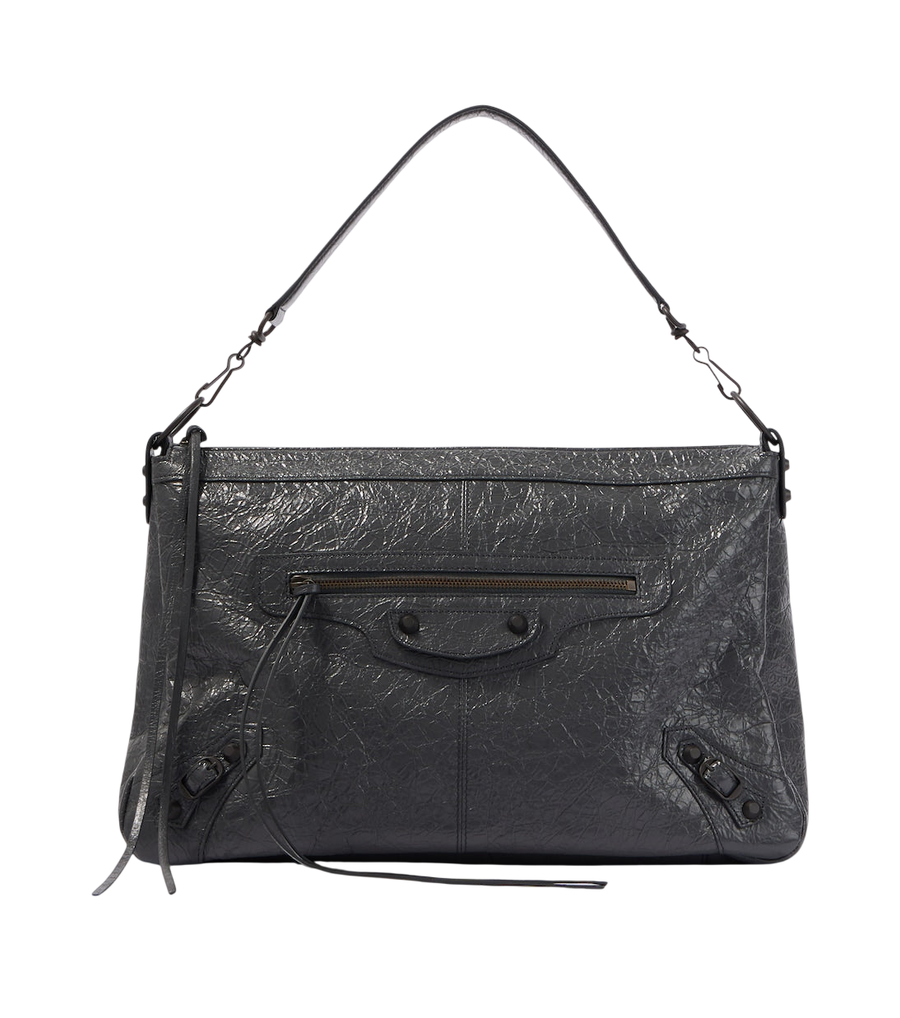 Balenciaga Le City Moto Medium leather shoulder bag