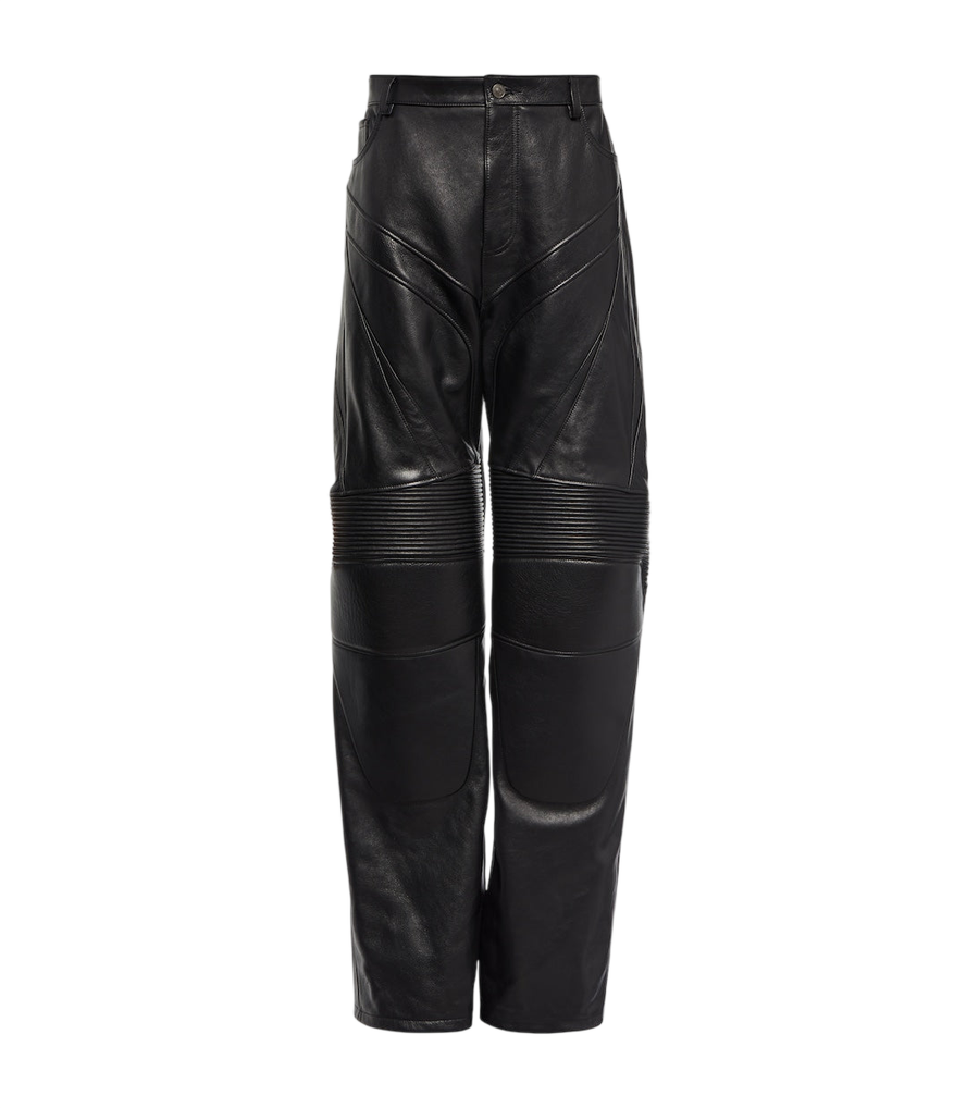 Balenciaga Leather biker pants