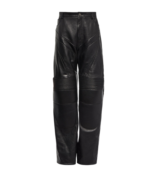 Balenciaga Leather biker pants