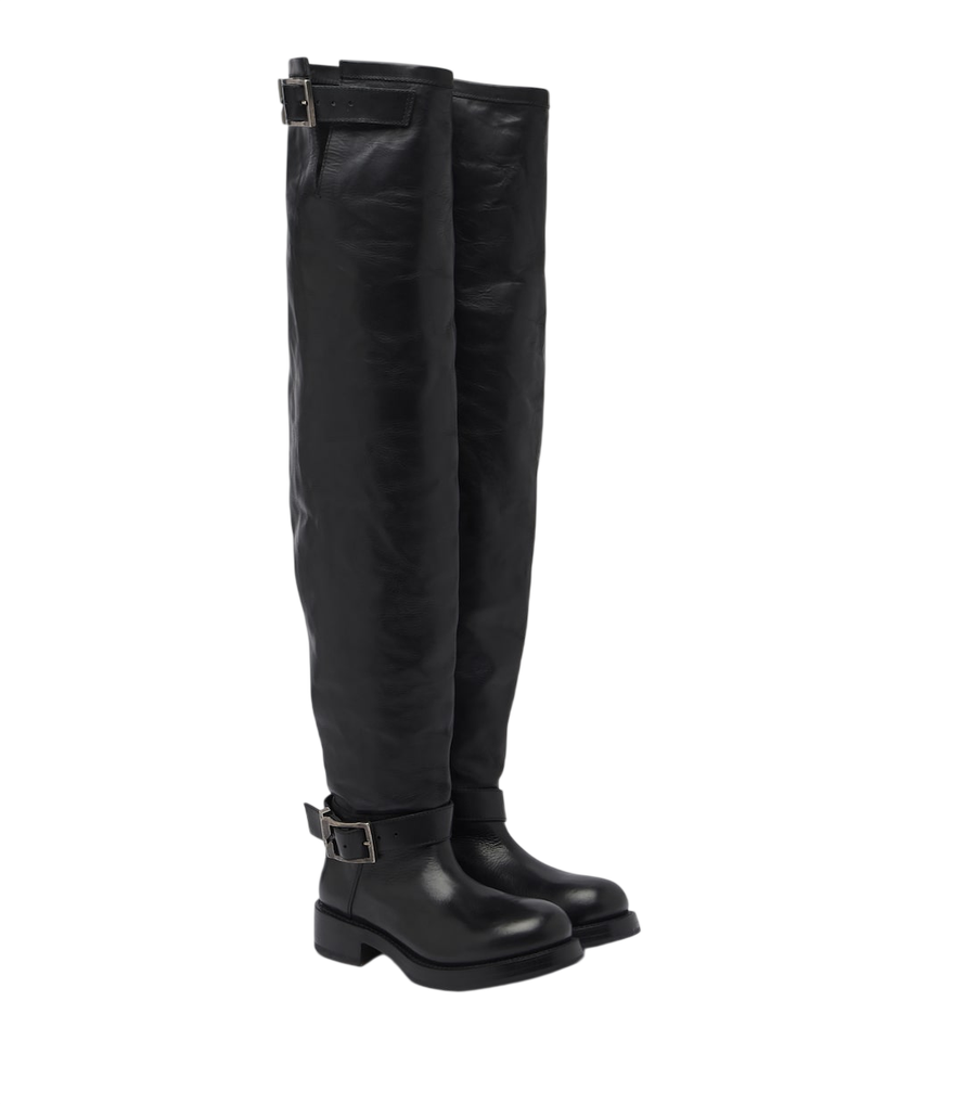 Balenciaga Leather over-the-knee boots