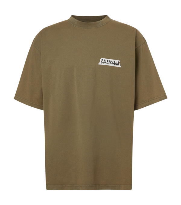 Balenciaga Logo cotton jersey T-shirt
