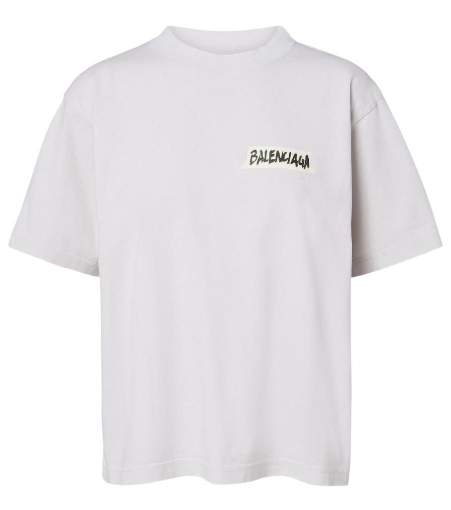 Balenciaga Logo cotton jersey T-shirt