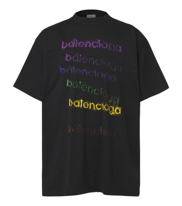 Balenciaga Logo cotton jersey T-shirt