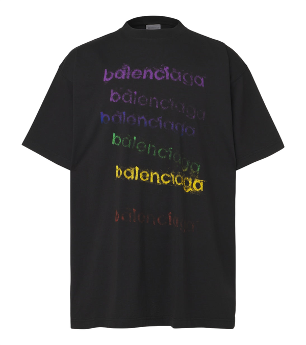 Balenciaga Logo cotton jersey T-shirt