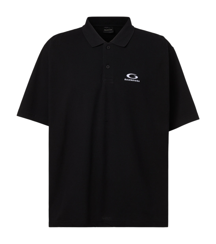 Balenciaga Logo cotton polo shirt