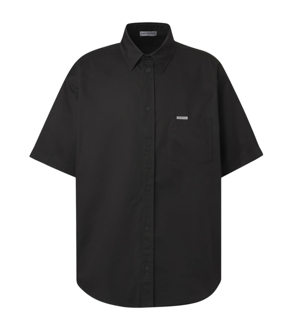 Balenciaga Logo cotton twill shirt