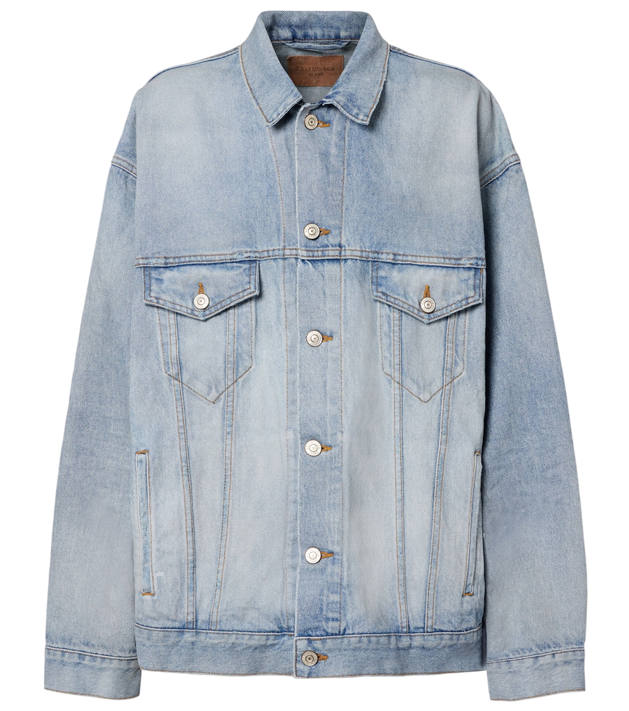 Balenciaga Logo denim jacket