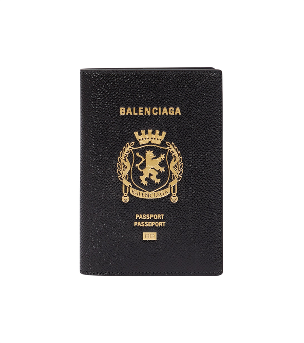Balenciaga Logo passport holder