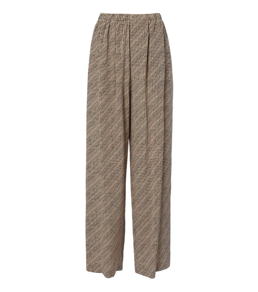 Balenciaga Logo silk pajama pants