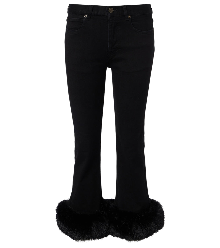 Vaqueros capri de tiro bajo Balenciaga