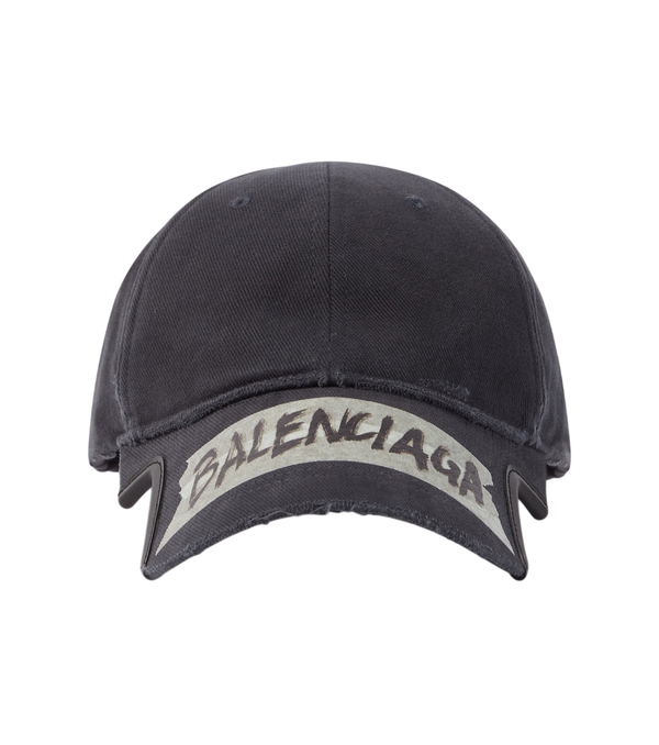 Balenciaga Nastro adesivo per mascheratura, berretto da baseball in cotone drill