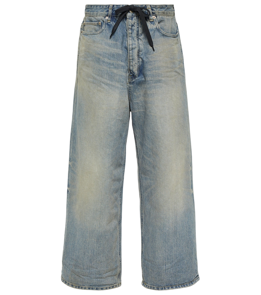 Balenciaga Jeans a gamba larga a vita media