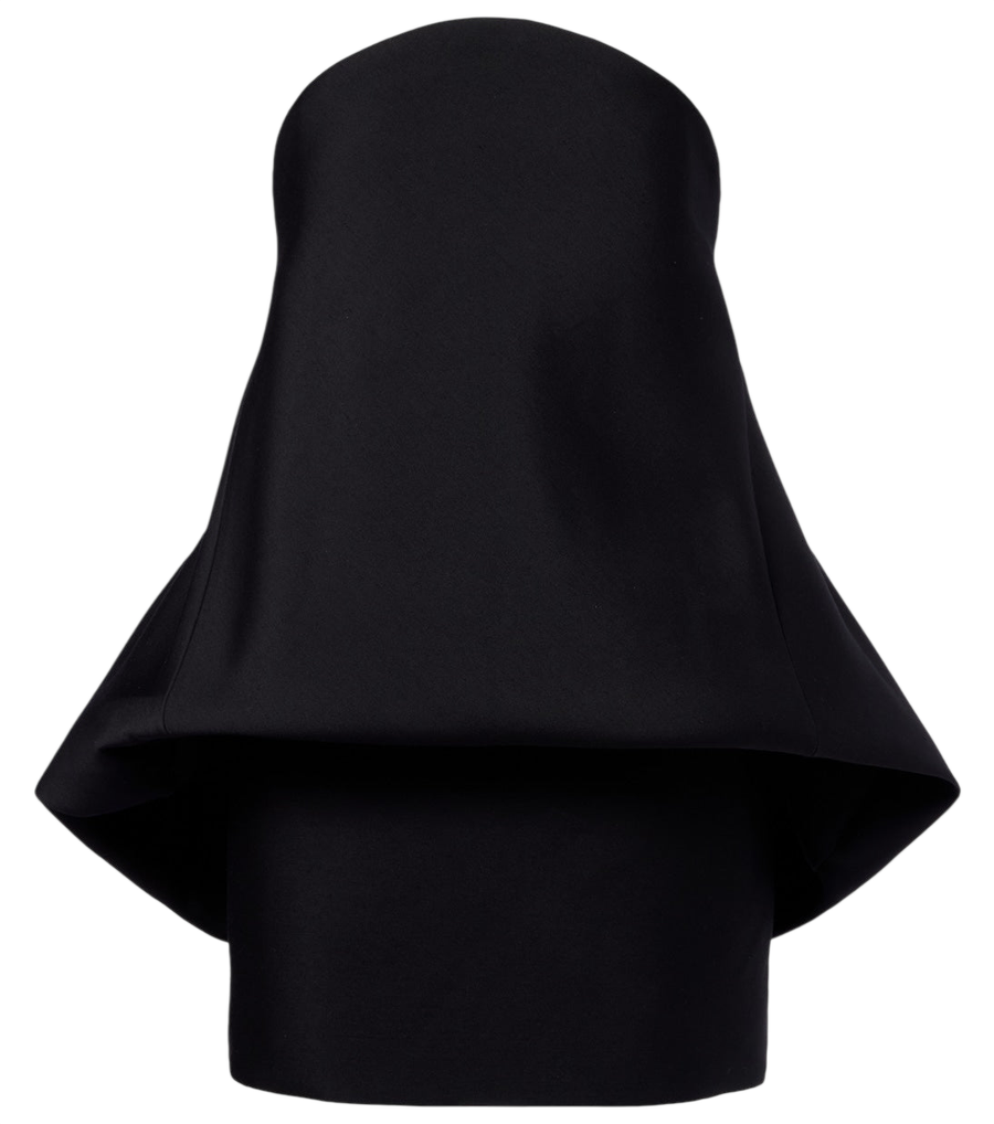Balenciaga Peplum bustier dress