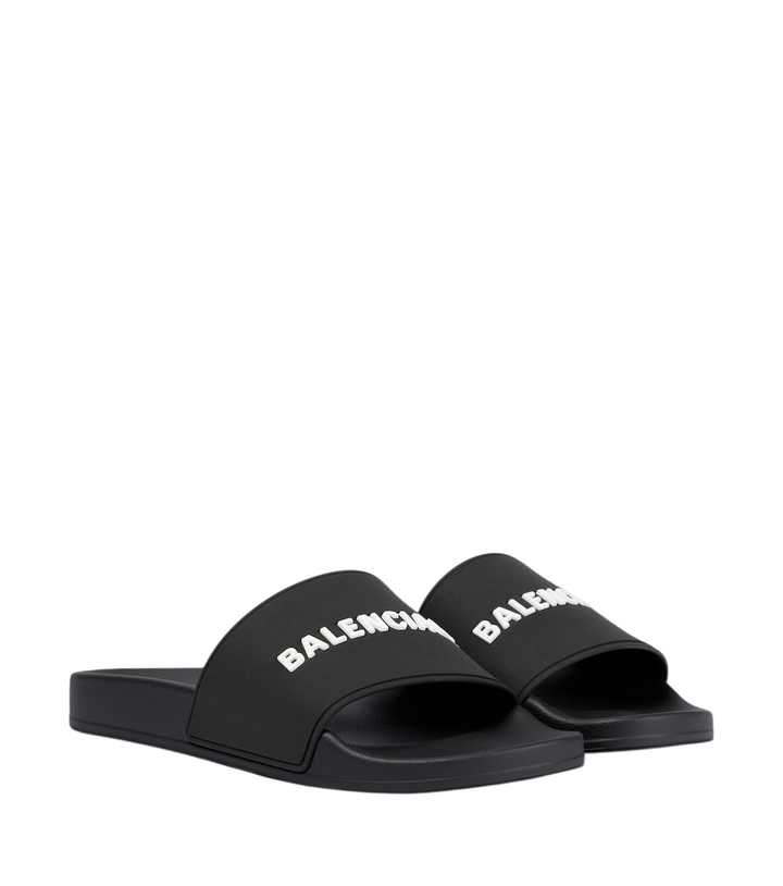 Balenciaga Pool logo rubber slides [white-bg-v2:c3f79b98-9e7c-414c-9827-cd9d1f19debd]