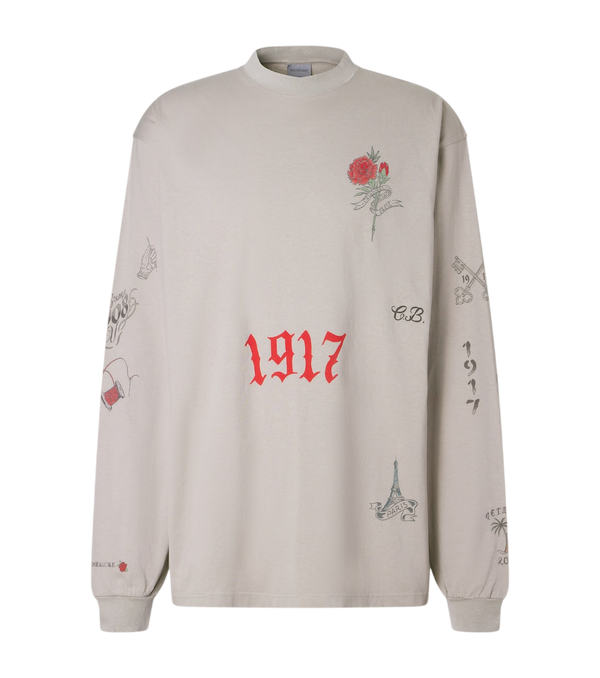Balenciaga Printed cotton jersey T-shirt
