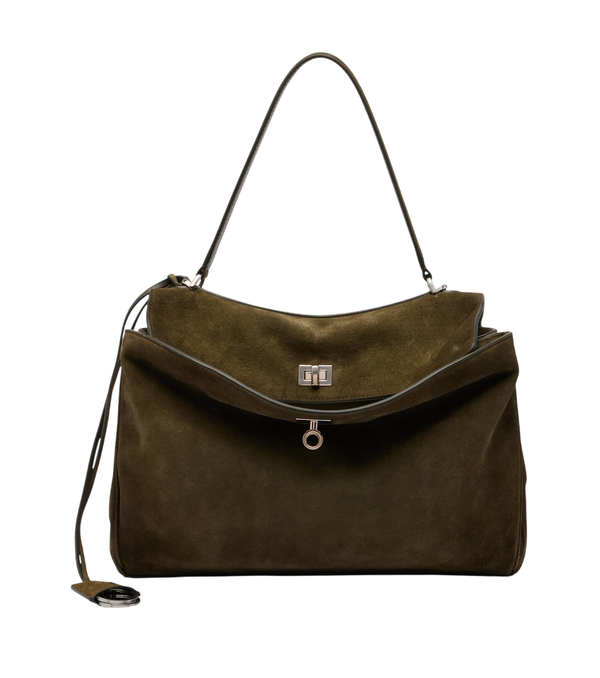 Balenciaga Rodeo Medium suede shoulder bag
