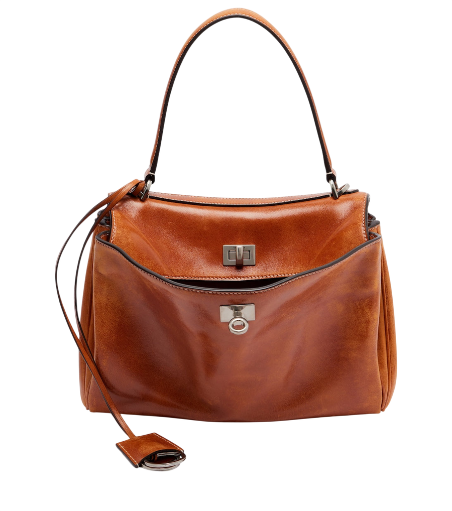 Balenciaga Rodeo Small leather top-handle bag