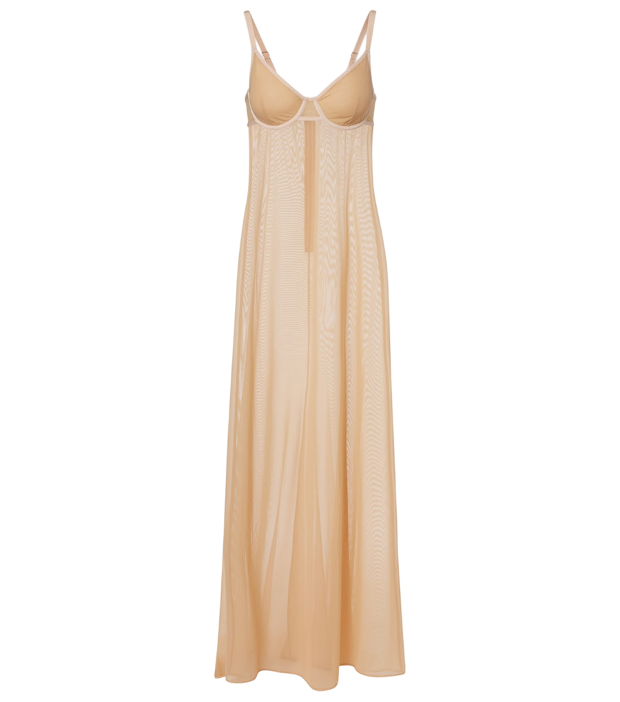 Balenciaga Sheer maxi dress