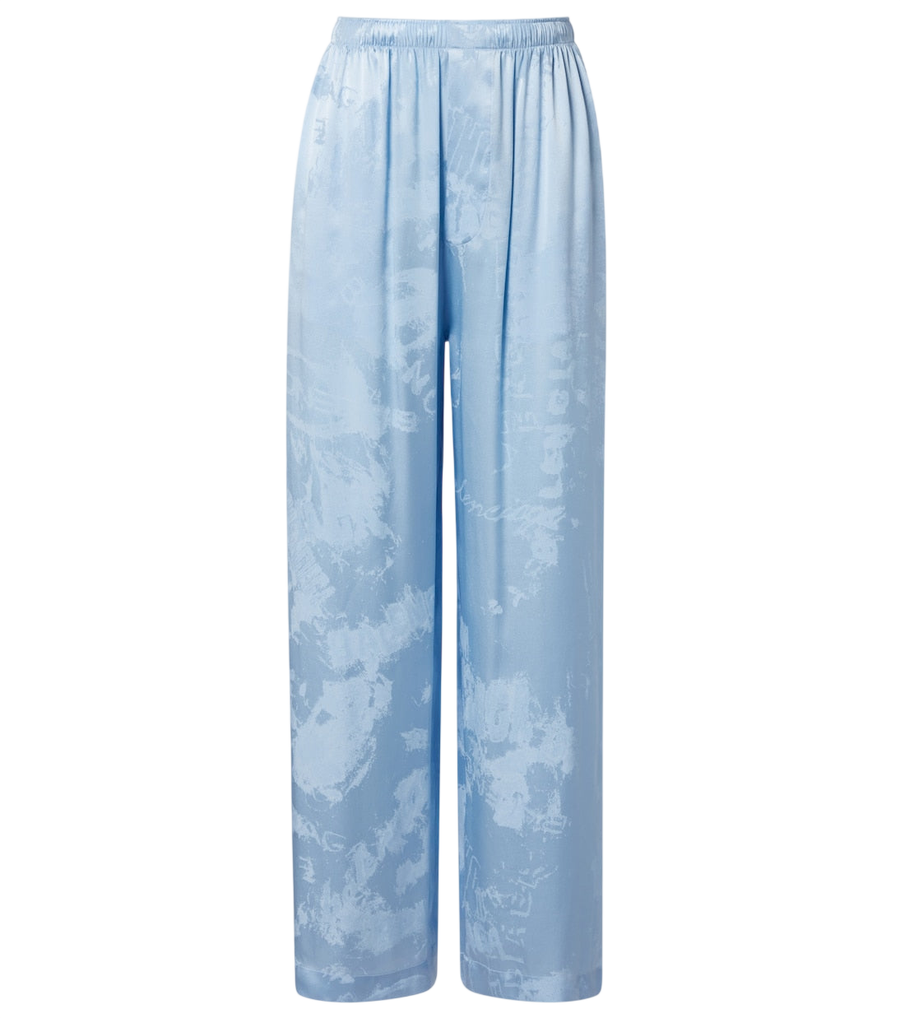 Balenciaga Silk satin wide-leg pants