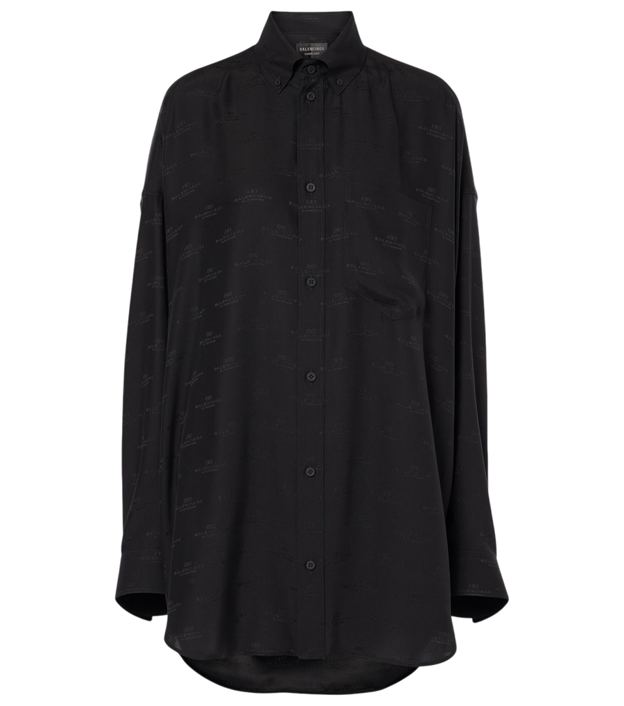 Chemise en soie Balenciaga