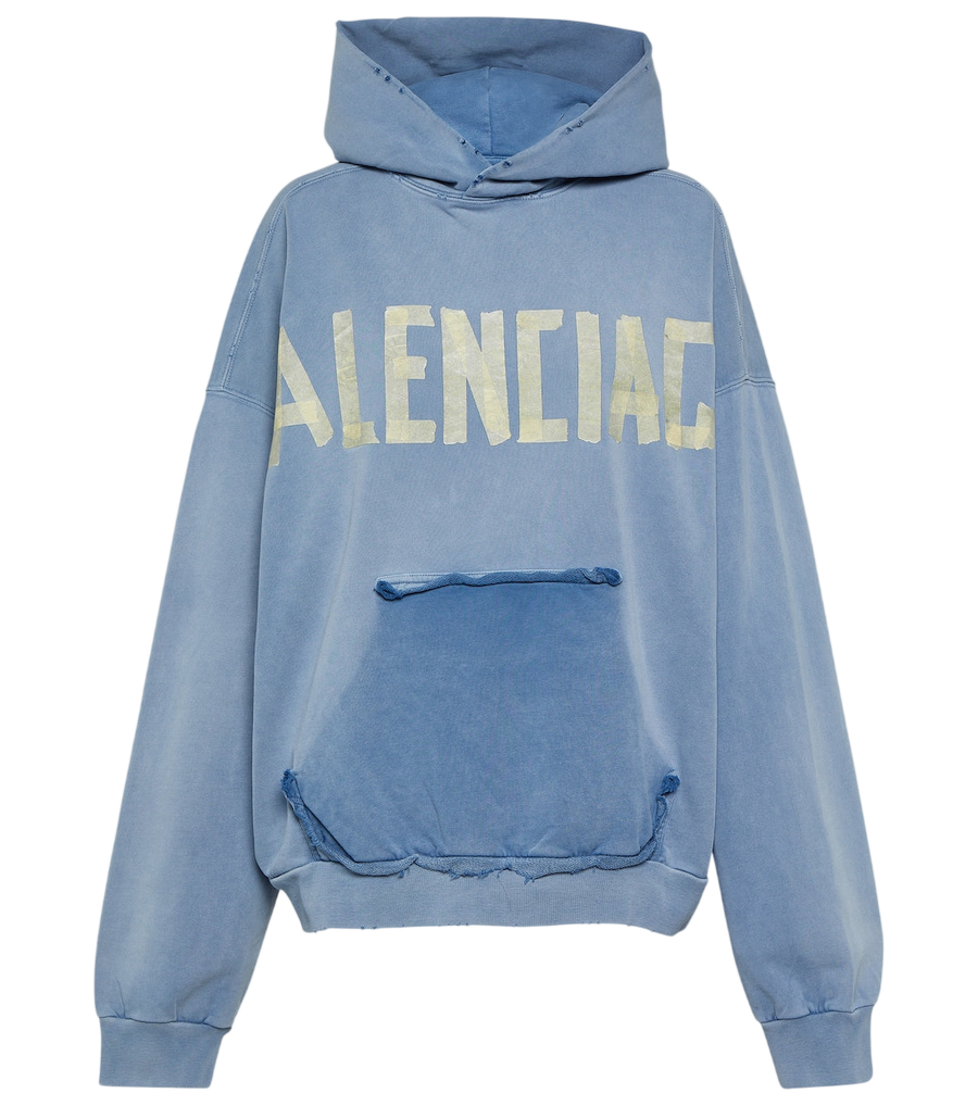 Balenciaga Tape Type cotton fleece hoodie