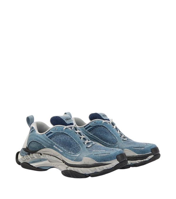 Balenciaga Triple S 2 Denim Sneakers