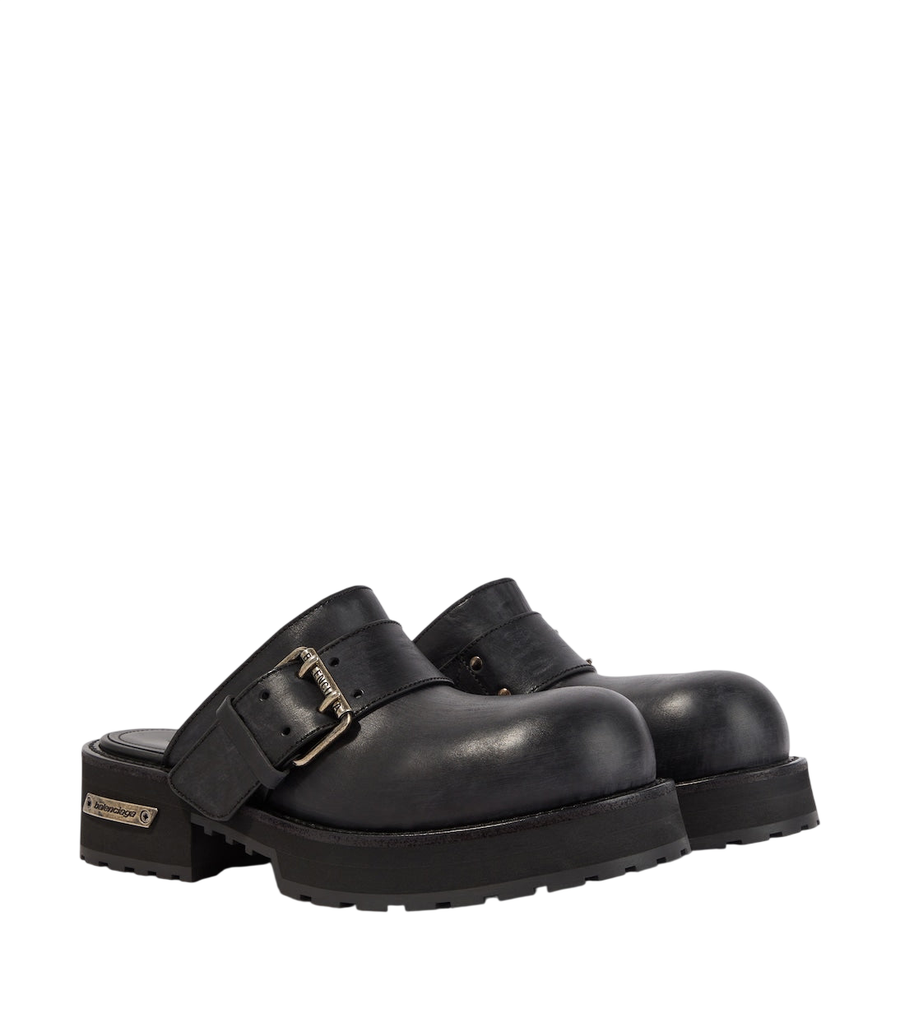 Balenciaga Venom leather mules
