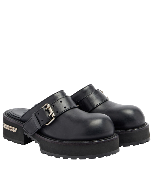 Balenciaga Venom leather mules