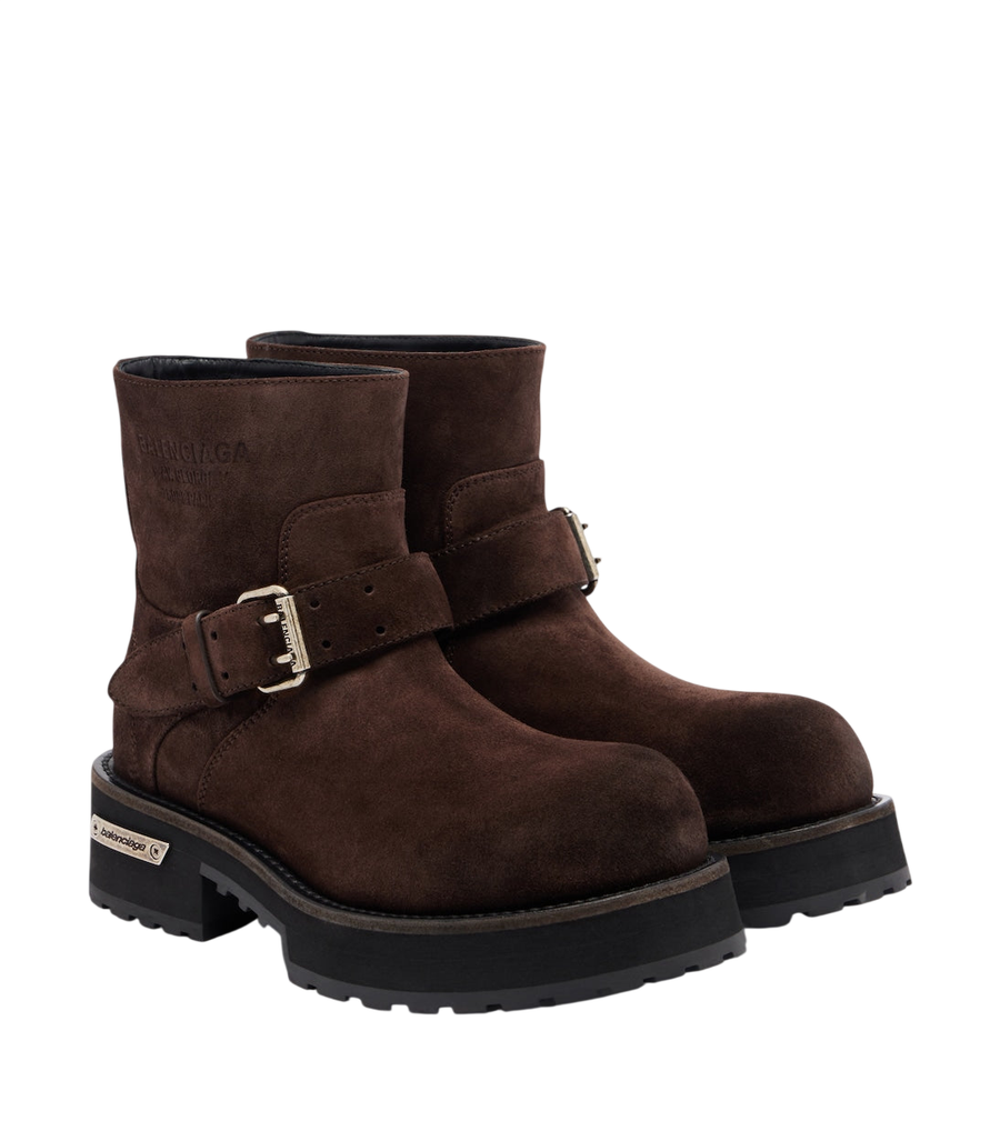 Balenciaga Venom Mini suede ankle boots