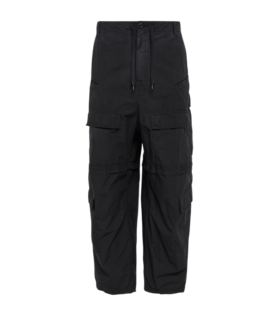 Balenciaga Wide cotton-blend cargo pants