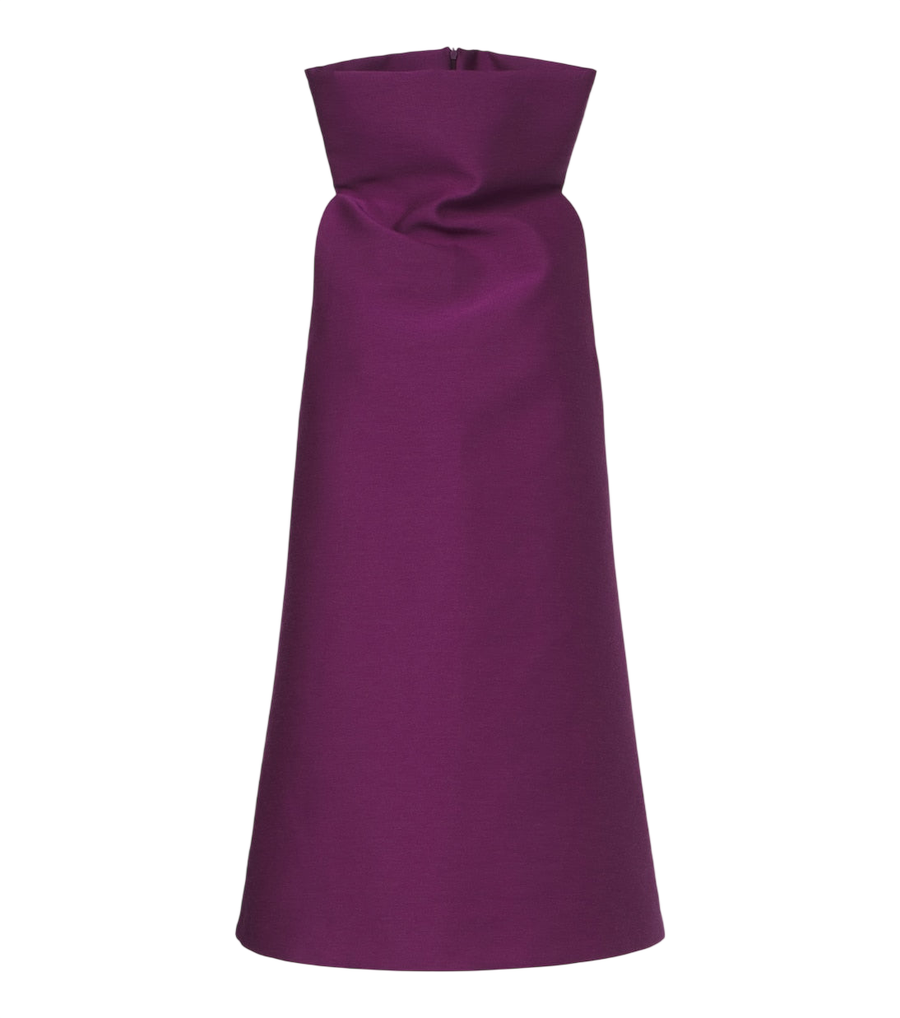 Balenciaga Wool and silk-blend minidress