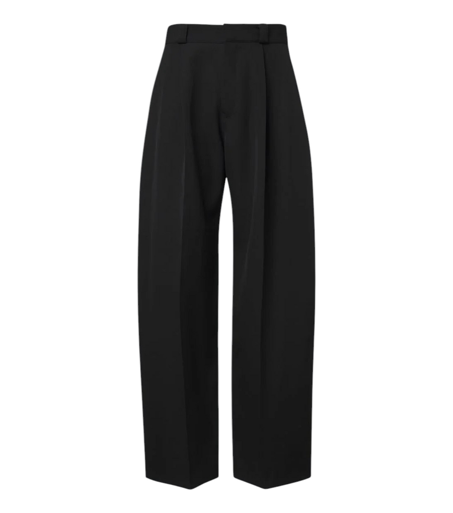 Balenciaga Wool twill barrel-leg pants