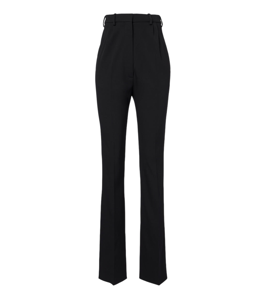 Balenciaga Wool twill slim pants