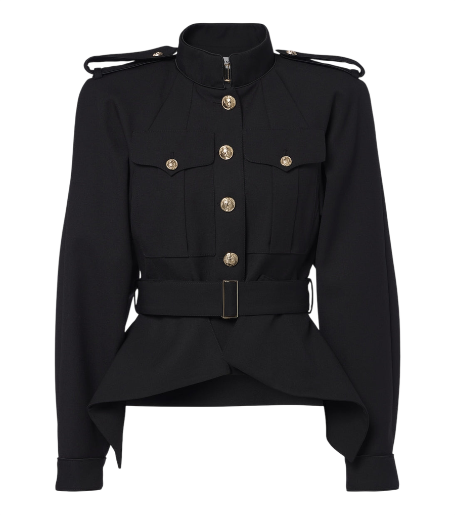 Balmain Belted wool jacket