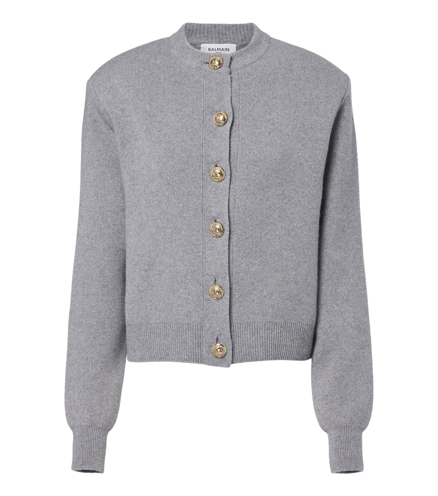 Balmain Cashmere and wool cardigan