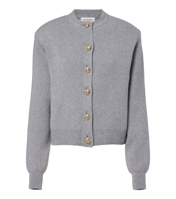 Balmain Cashmere and wool cardigan
